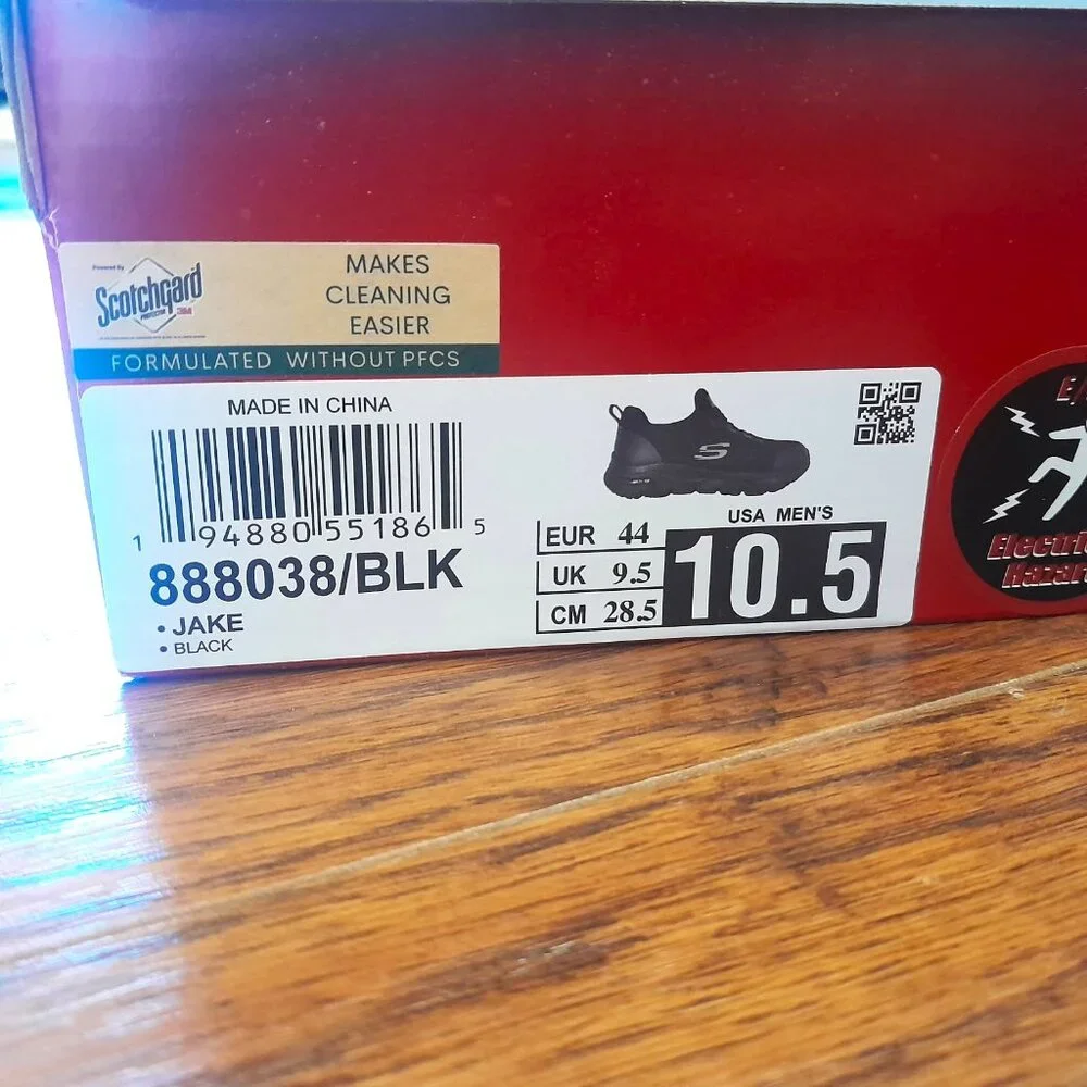 Skechers Nonslip Work Shoes Arch Fit  Men's 10.5  